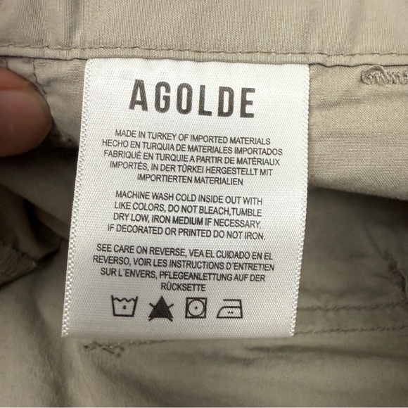 AGOLDE Daria Utility Straight Cotton Pants - Picture 7 of 8